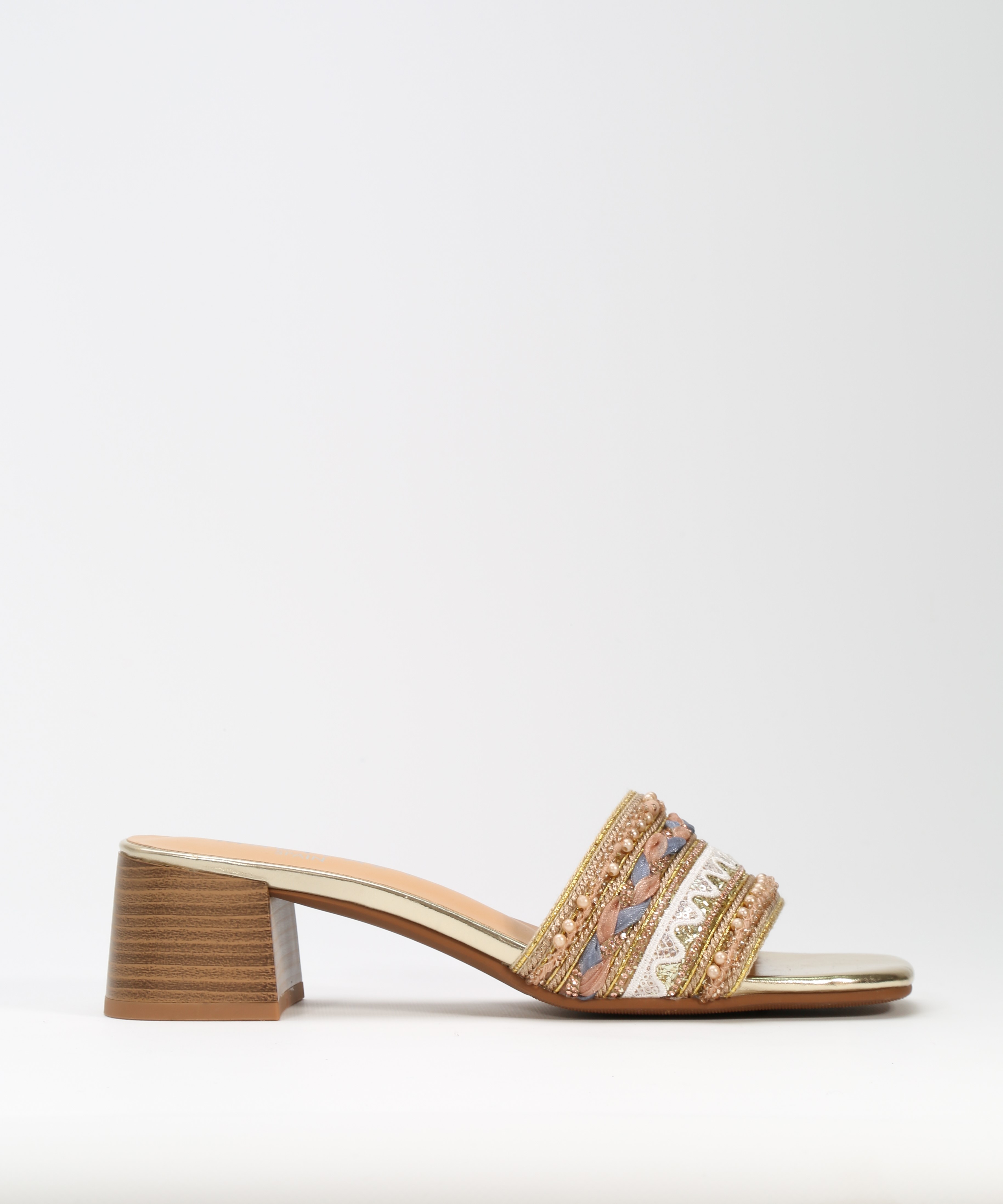Sandalias tacón mule image number null